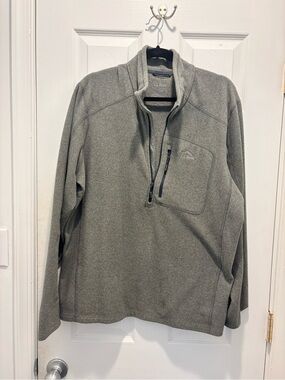 L.L. Bean Men's Gray Turtleneck Pullover Sweater